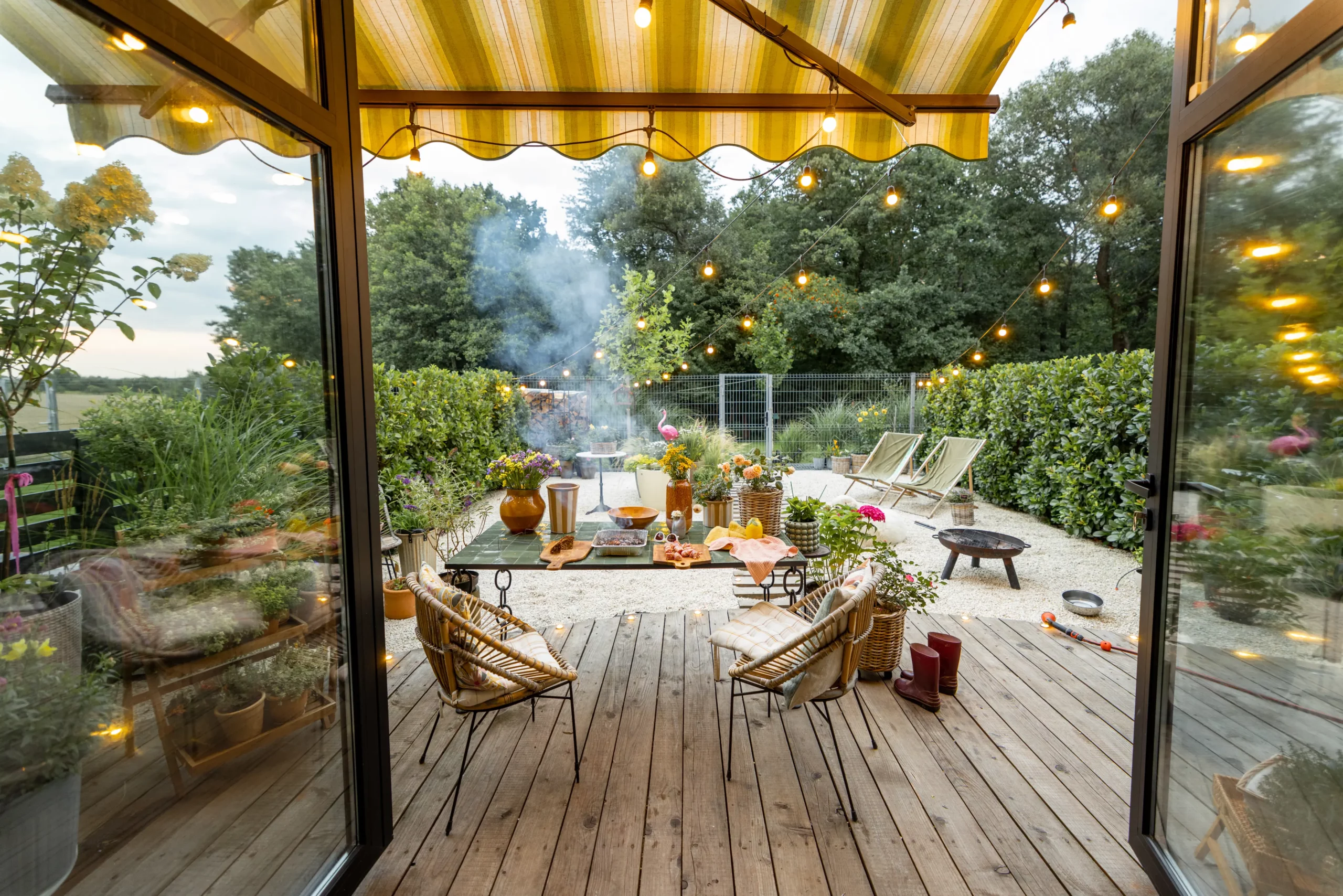 atmospheric-and-cozy-garden-with-dining-place