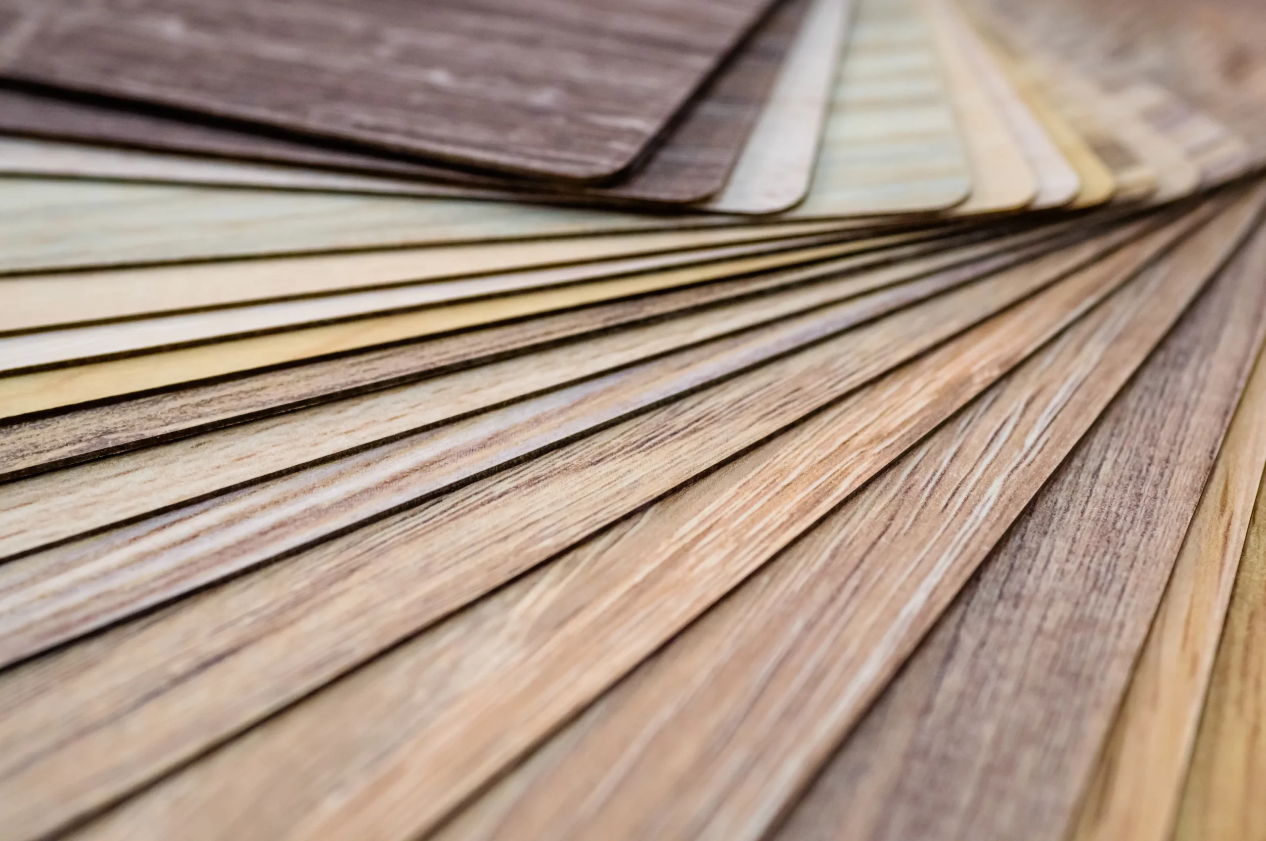 Wooden samples for floor laminate or furniture in home